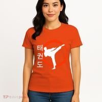 Taekwondo Tae Kwon Do Fighter Korean Women's T-Shirt thumb 4