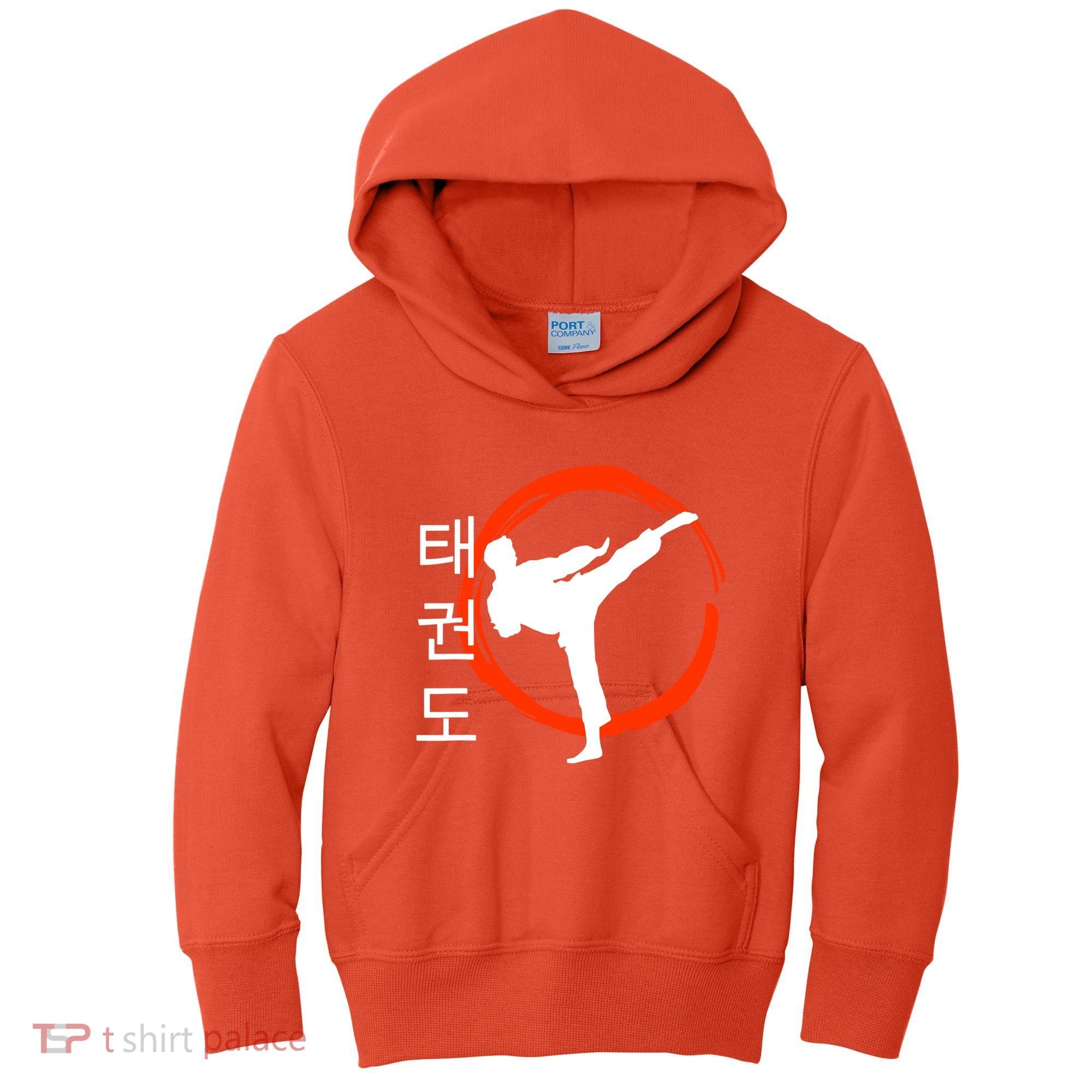 Taekwondo Tae Kwon Do Fighter Korean Kids Hoodie