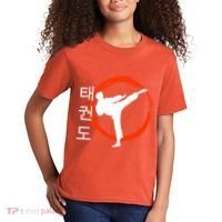 Taekwondo Tae Kwon Do Fighter Korean Kids T-Shirt thumb 2