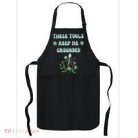 These Tools Keep Me Grounded Spring Garden Apron thumb 0