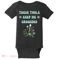 These Tools Keep Me Grounded Spring Garden Baby Bodysuit thumb 0