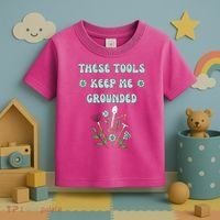 These Tools Keep Me Grounded Spring Garden Toddler T-Shirt thumb 3