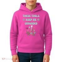 These Tools Keep Me Grounded Spring Garden Kids Hoodie thumb 4