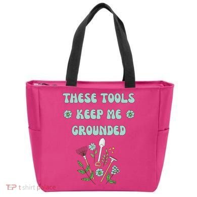 These Tools Keep Me Grounded Spring Garden Tote Bag