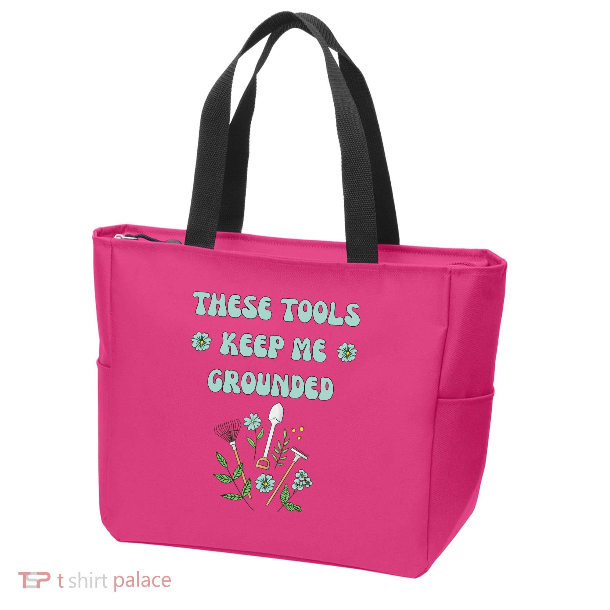 These Tools Keep Me Grounded Spring Garden Tote Bag