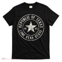Texas The Lone Star State Republic Of Texas 1845 T-Shirt thumb 0