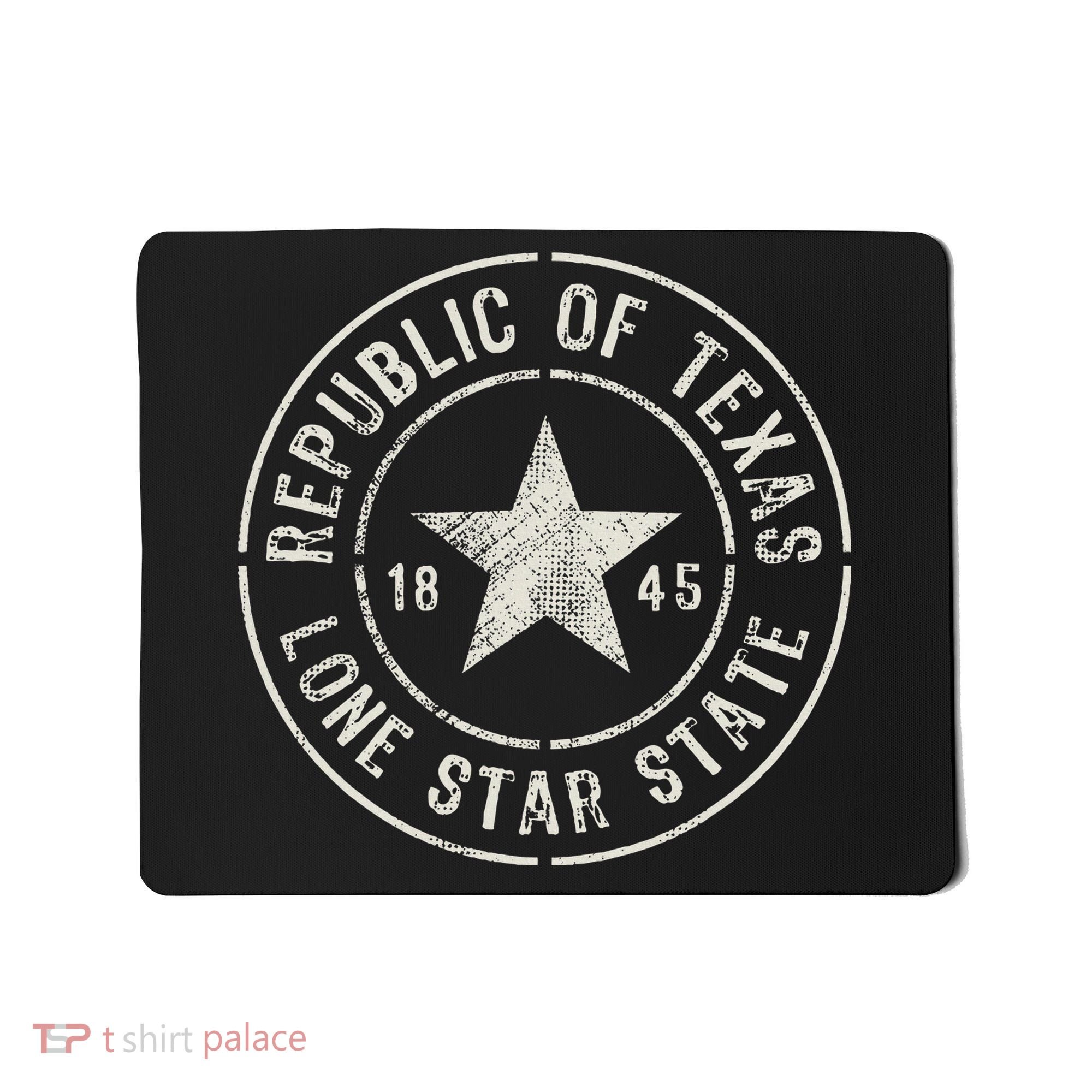 Texas The Lone Star State Republic Of Texas 1845 Mousepad