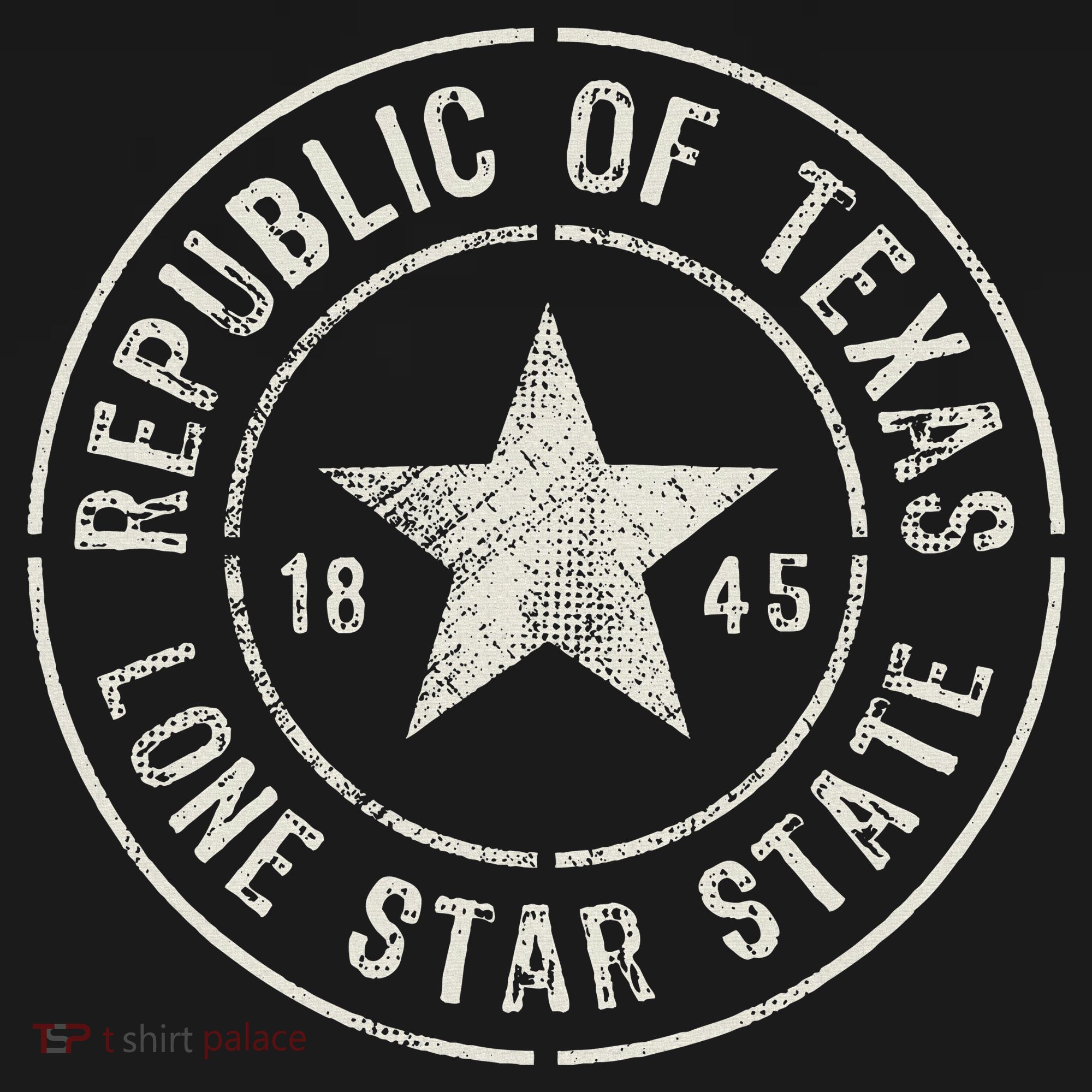 Texas The Lone Star State Republic Of Texas 1845 Mousepad