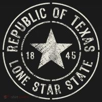 Texas The Lone Star State Republic Of Texas 1845 Ornament thumb 1