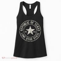 Texas The Lone Star State Republic Of Texas 1845 Women's Tank Top thumb 0
