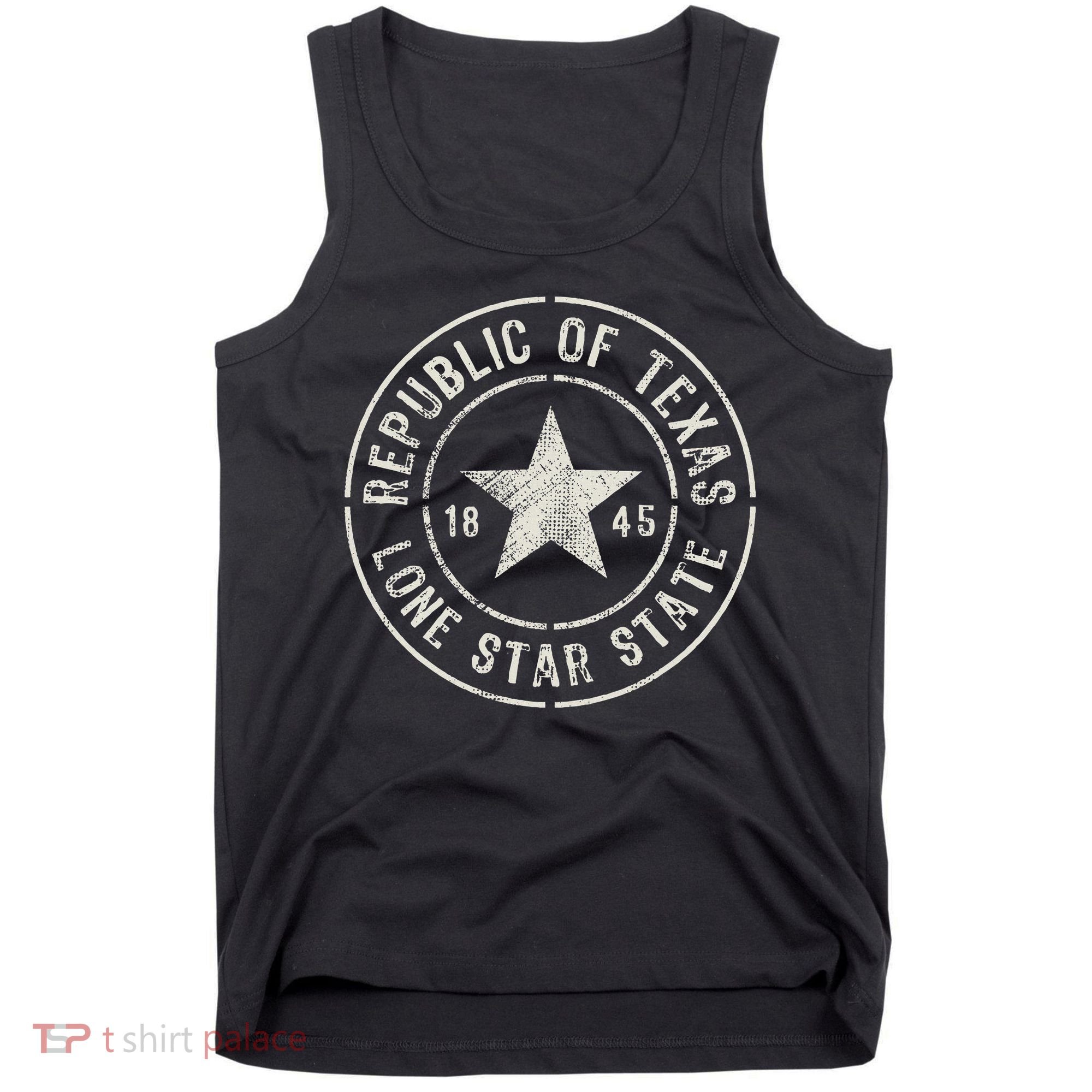 Texas The Lone Star State Republic Of Texas 1845 Tank Top