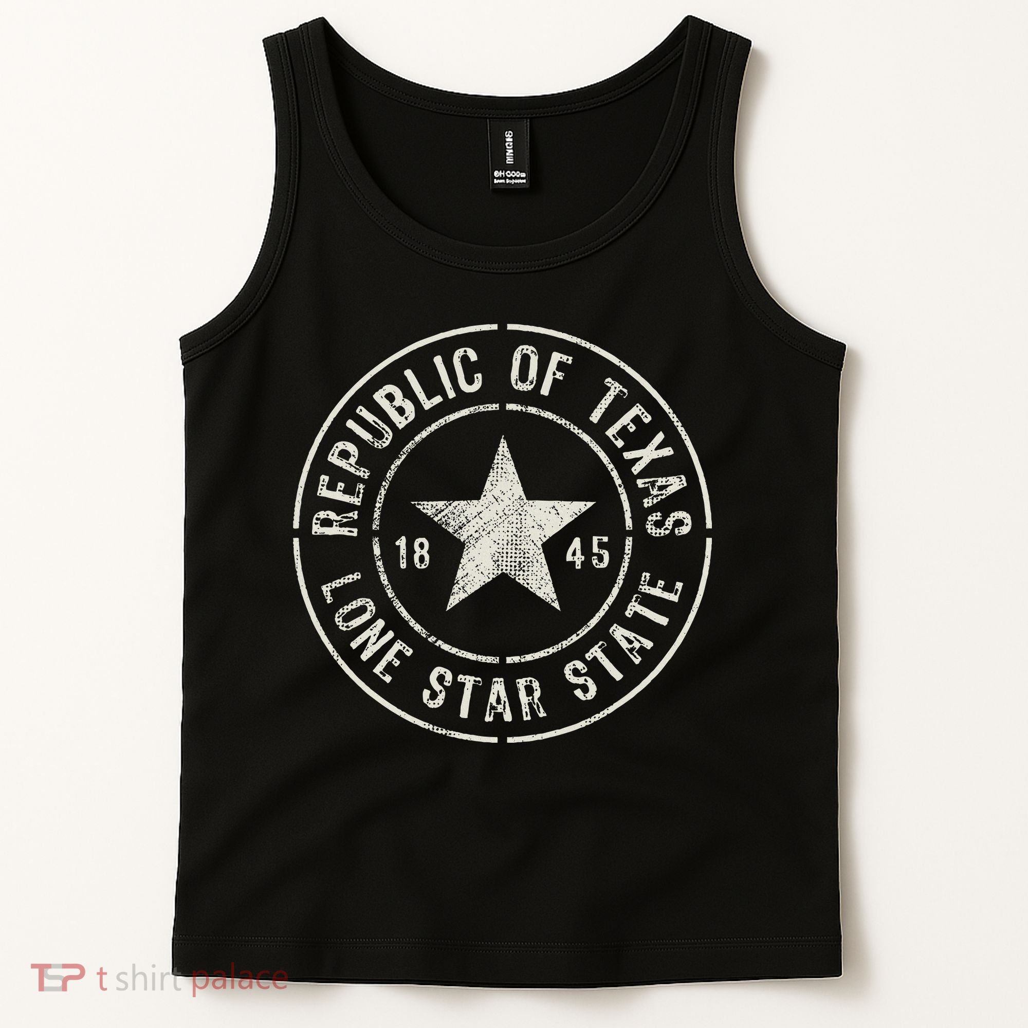 Texas The Lone Star State Republic Of Texas 1845 Tank Top