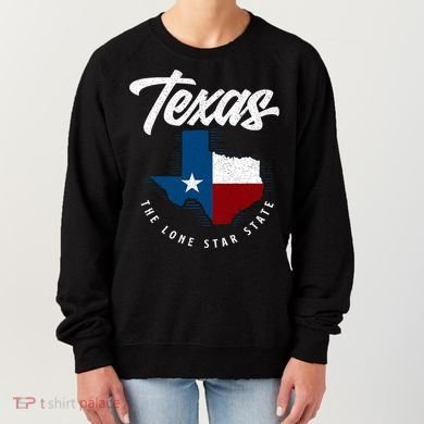 Texas The Lone Star State Texas Map Women's Sweatshirt