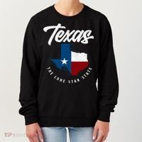 Texas The Lone Star State Texas Map Women's Sweatshirt thumb 0