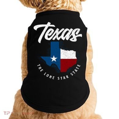 Texas The Lone Star State Texas Map Doggie Tank