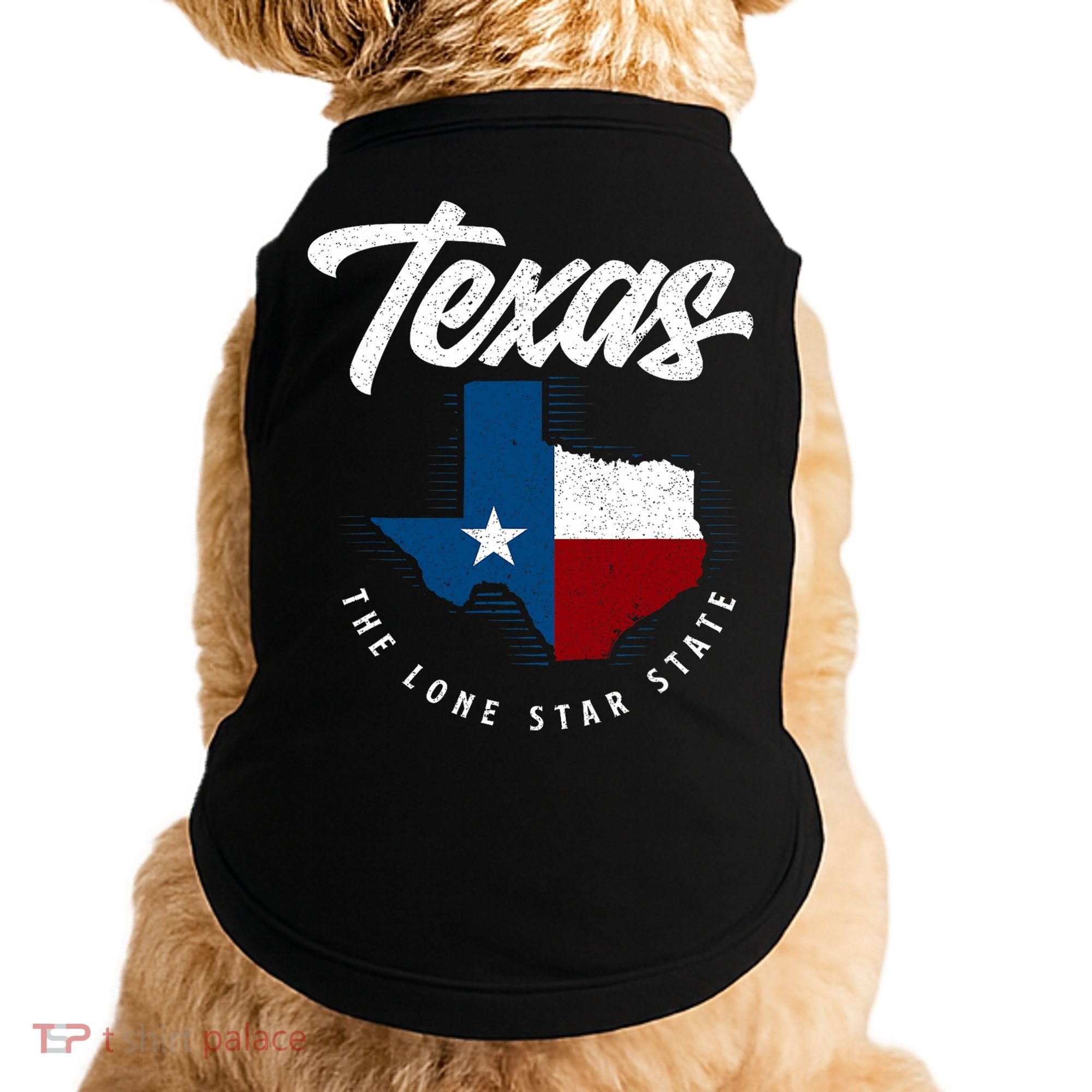 Texas The Lone Star State Texas Map Doggie Tank