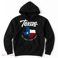 Texas The Lone Star State Texas Map Hoodie thumb 0