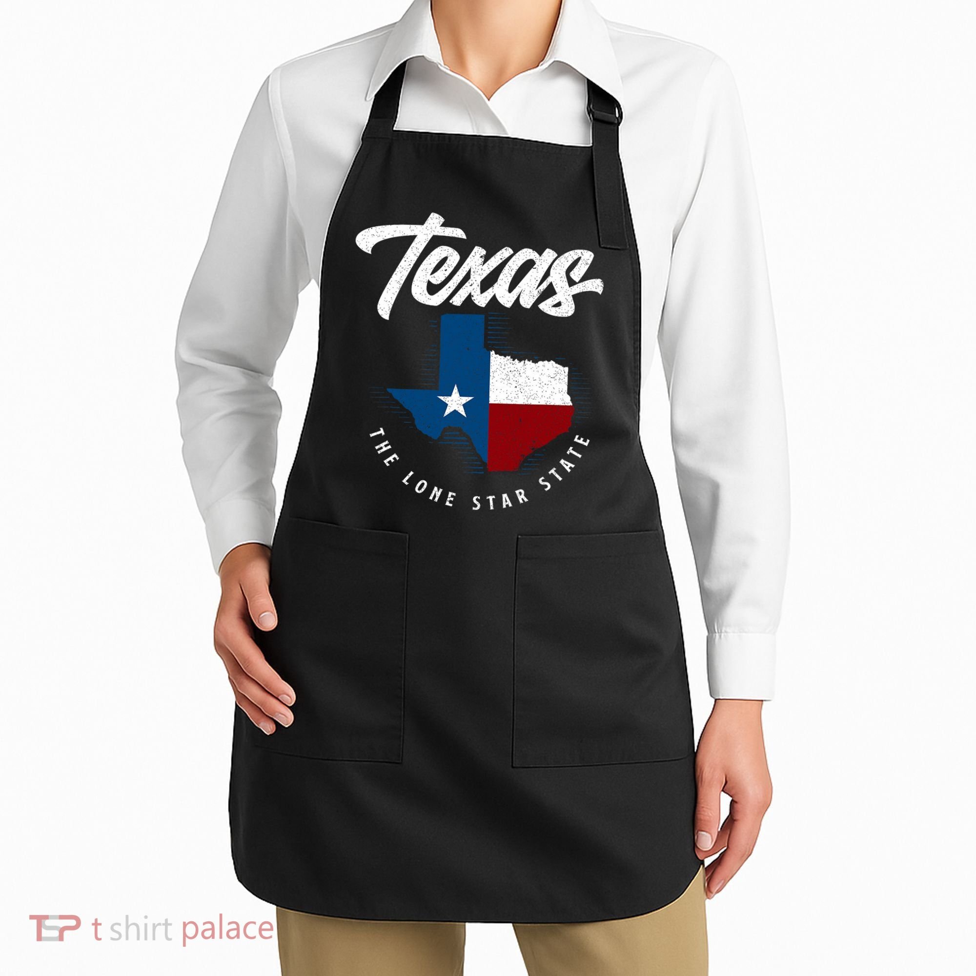 Texas The Lone Star State Texas Map Apron