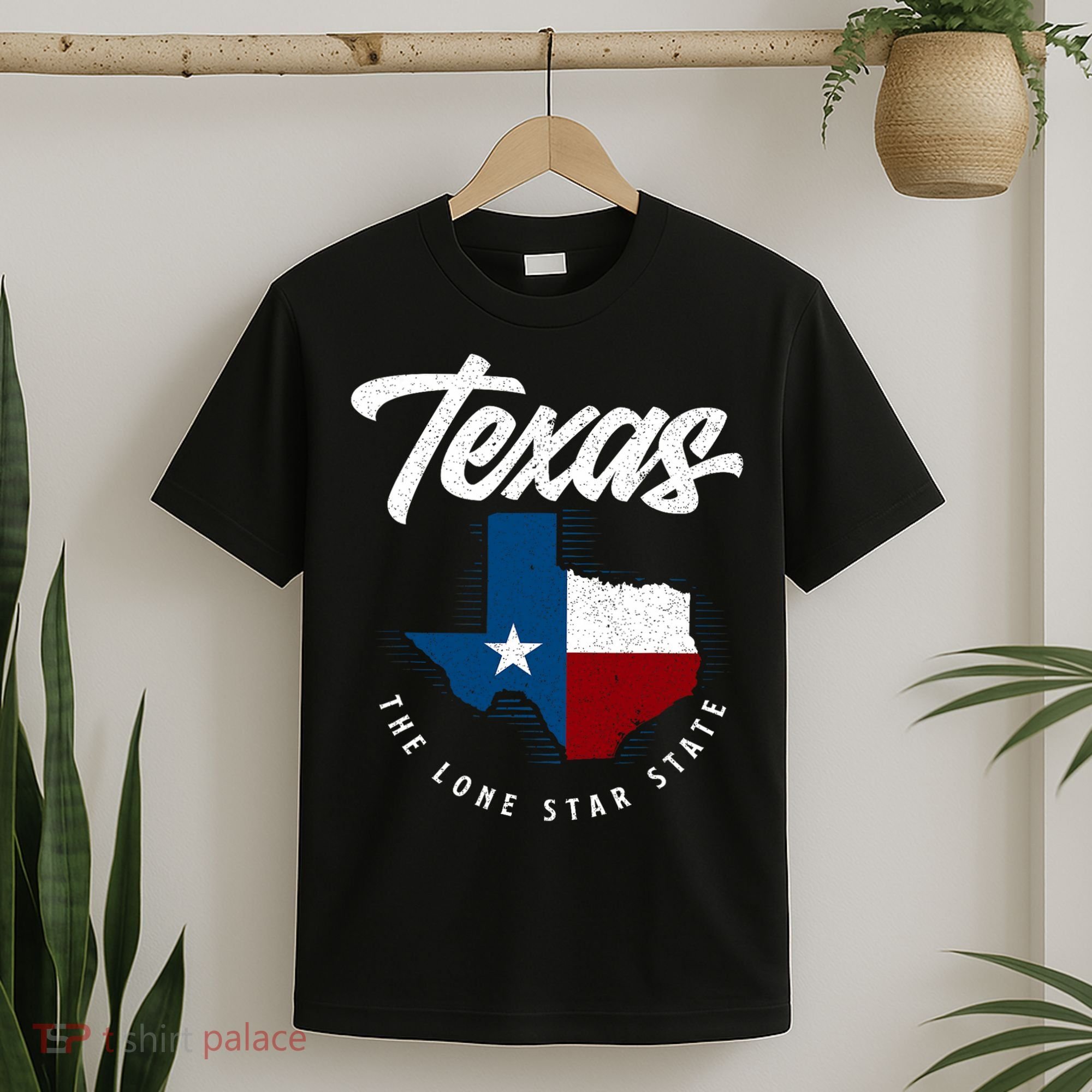 Texas The Lone Star State Texas Map T-Shirt