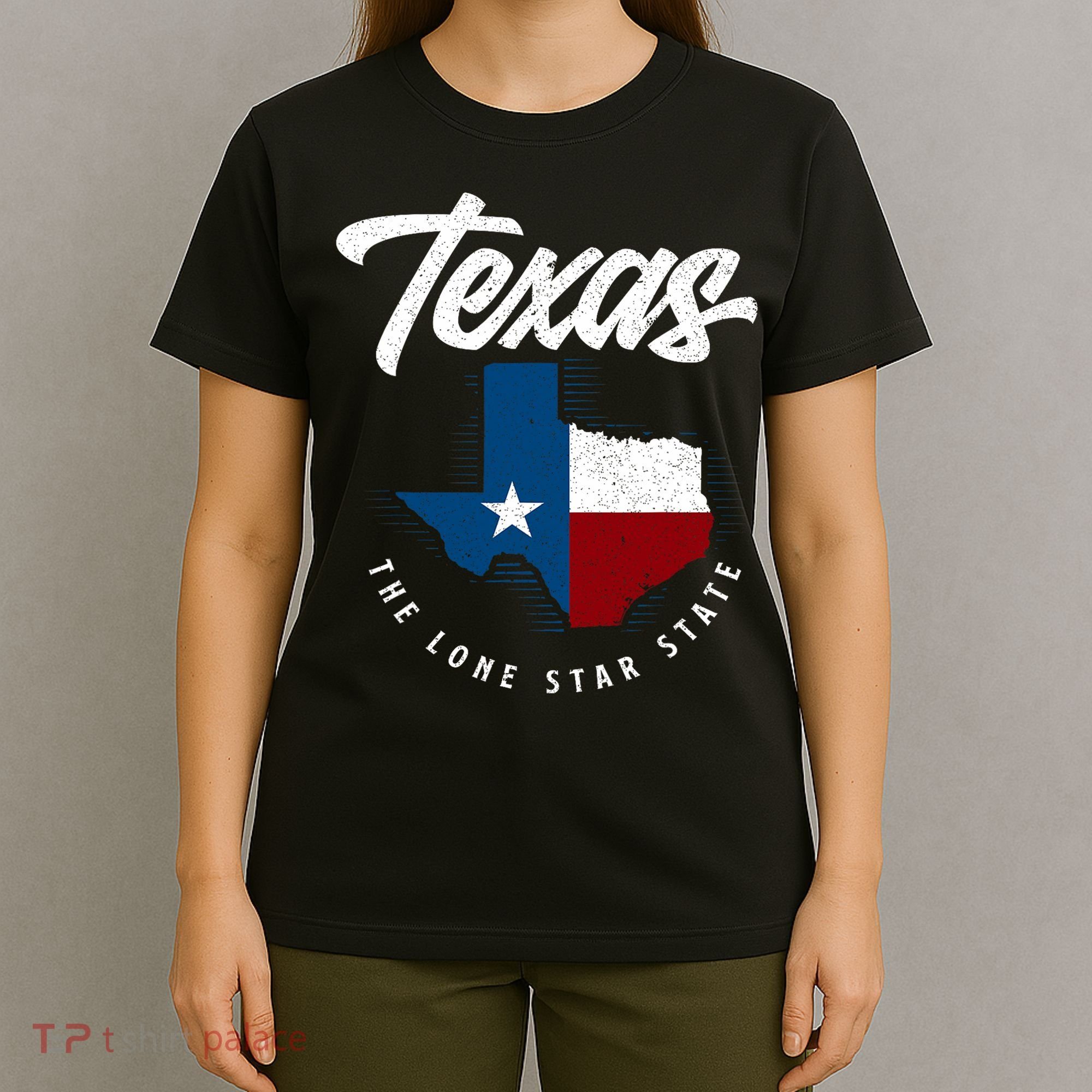 Texas The Lone Star State Texas Map T-Shirt