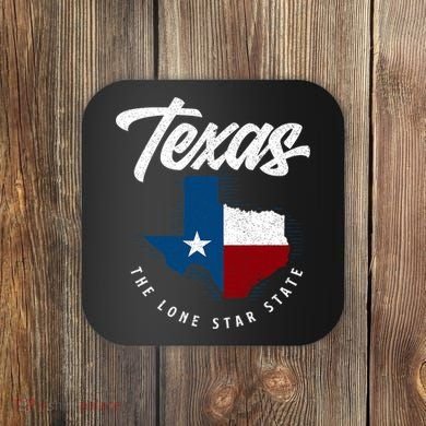 Texas The Lone Star State Texas Map Coaster
