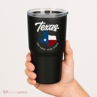 Texas The Lone Star State Texas Map Tumbler thumb 2