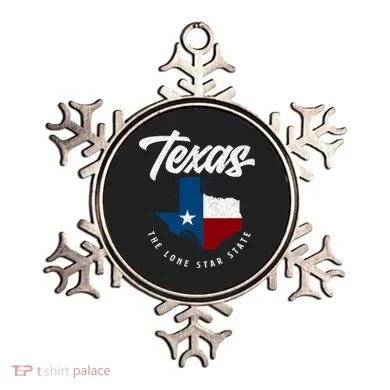 Texas The Lone Star State Texas Map Ornament