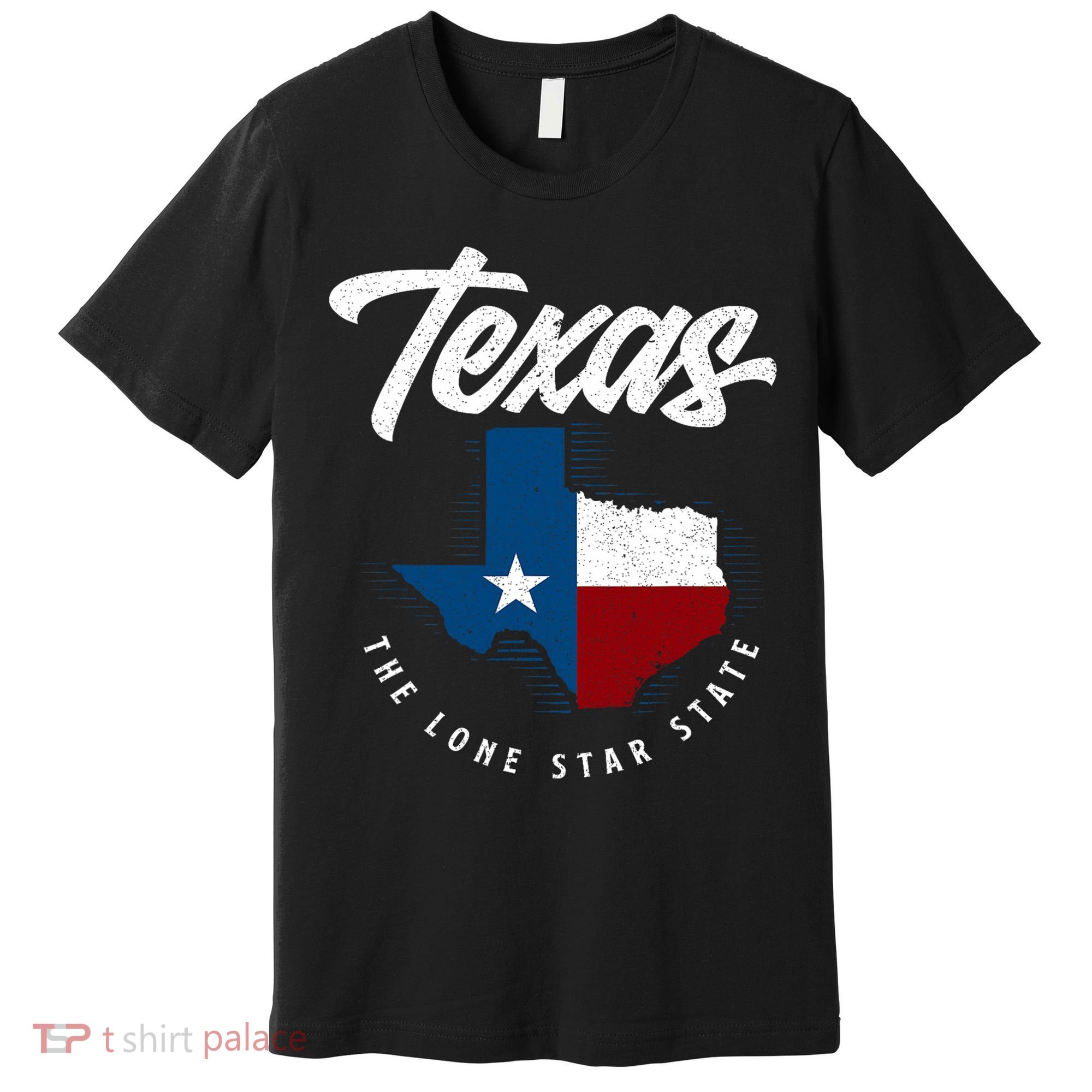 Texas The Lone Star State Texas Map Premium T-Shirt
