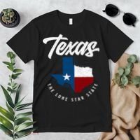 Texas The Lone Star State Texas Map Premium T-Shirt thumb 2