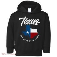 Texas The Lone Star State Texas Map Toddler Hoodie thumb 0