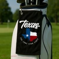 Texas The Lone Star State Texas Map Golf Towel thumb 2