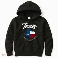Texas The Lone Star State Texas Map Kids Hoodie thumb 0