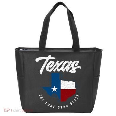 Texas The Lone Star State Texas Map Tote Bag