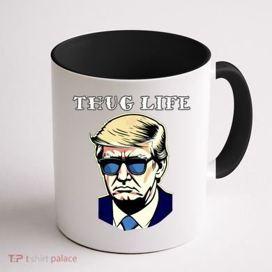 Trump Thug Life Coffee Mug back
