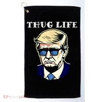 Trump Thug Life Golf Towel thumb 0