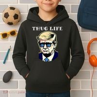 Trump Thug Life Kids Hoodie thumb 2