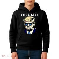 Trump Thug Life Kids Hoodie thumb 4