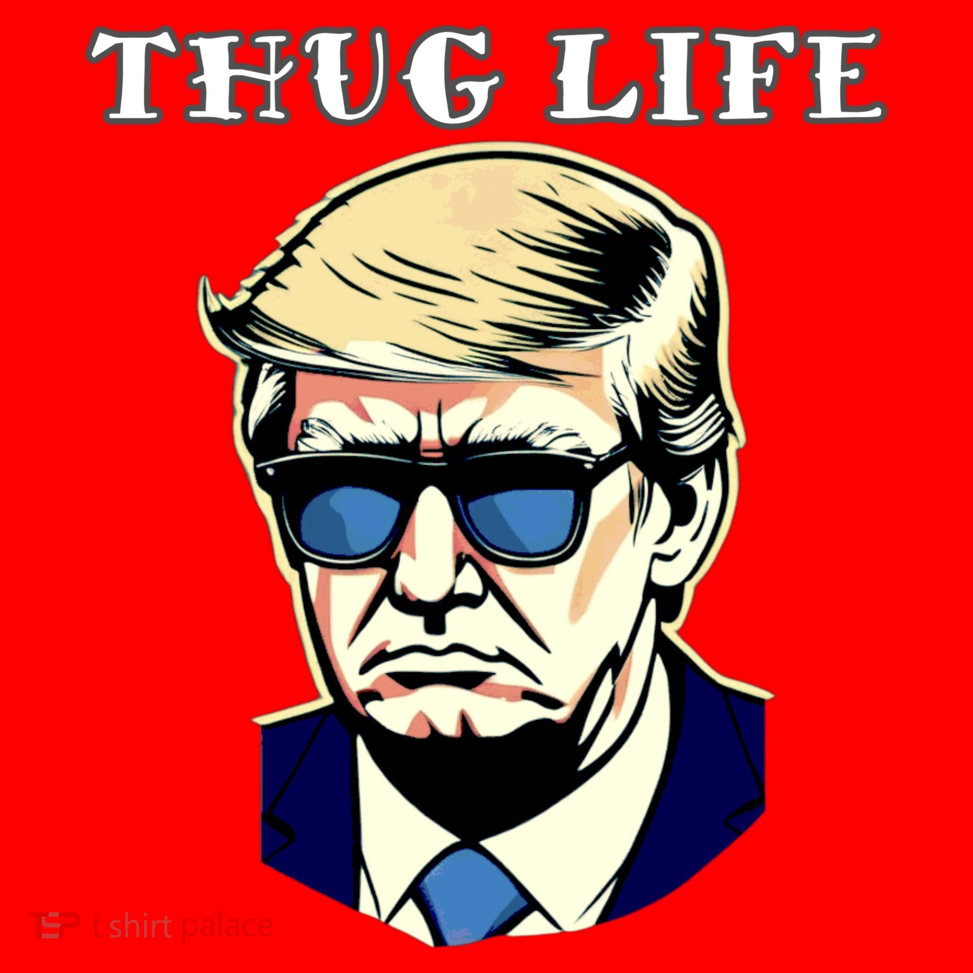 Trump Thug Life Santa Hat
