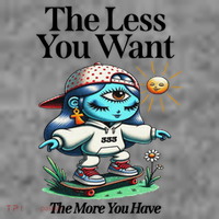 Thirdeyekingdom The Less You Want The More You Have Toddler Hoodie thumb 2