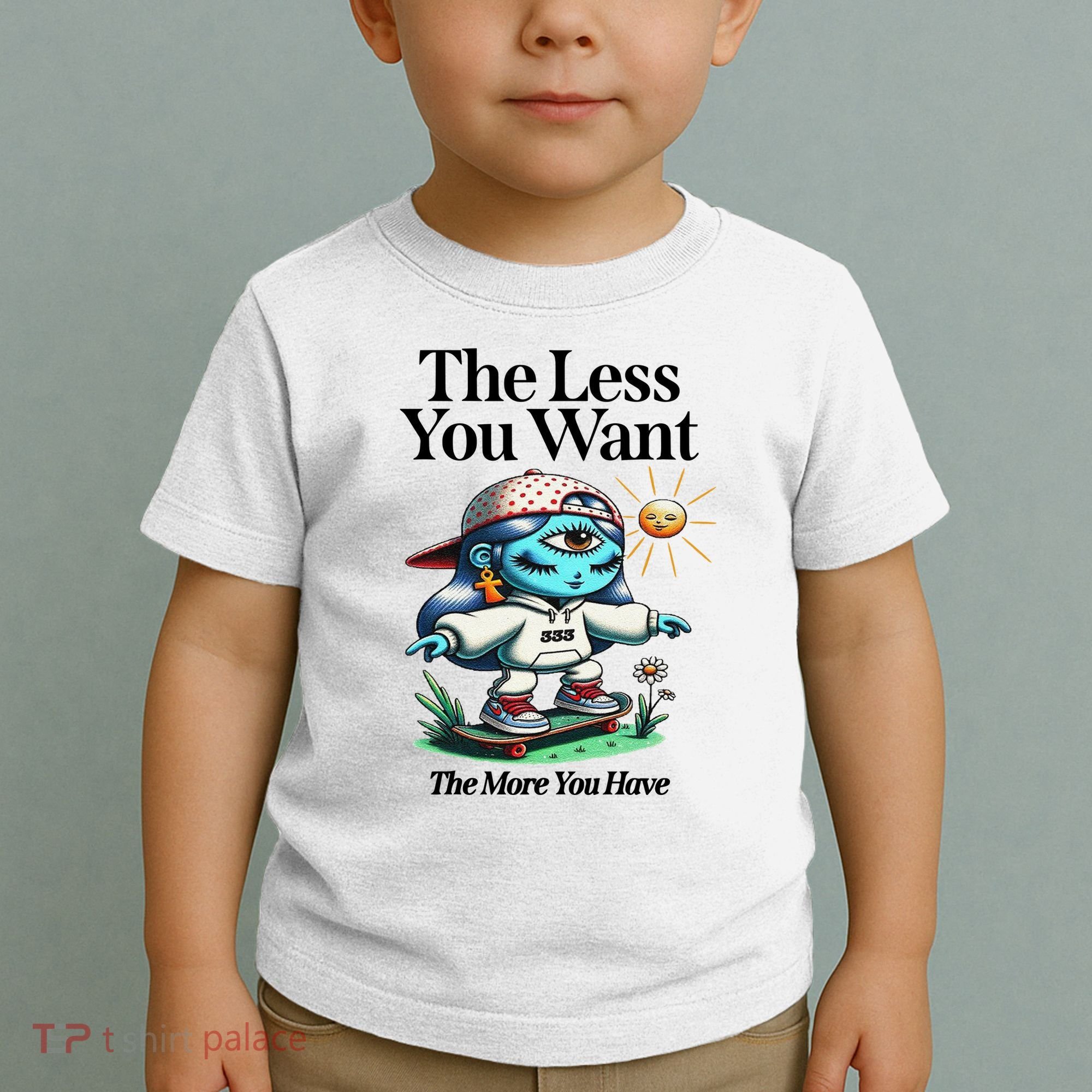 Thirdeyekingdom The Less You Want The More You Have Toddler T-Shirt