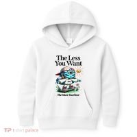 Thirdeyekingdom The Less You Want The More You Have Kids Hoodie thumb 0