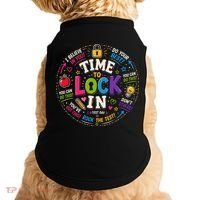 Time To Lock In Test Day Doggie Tank thumb 0
