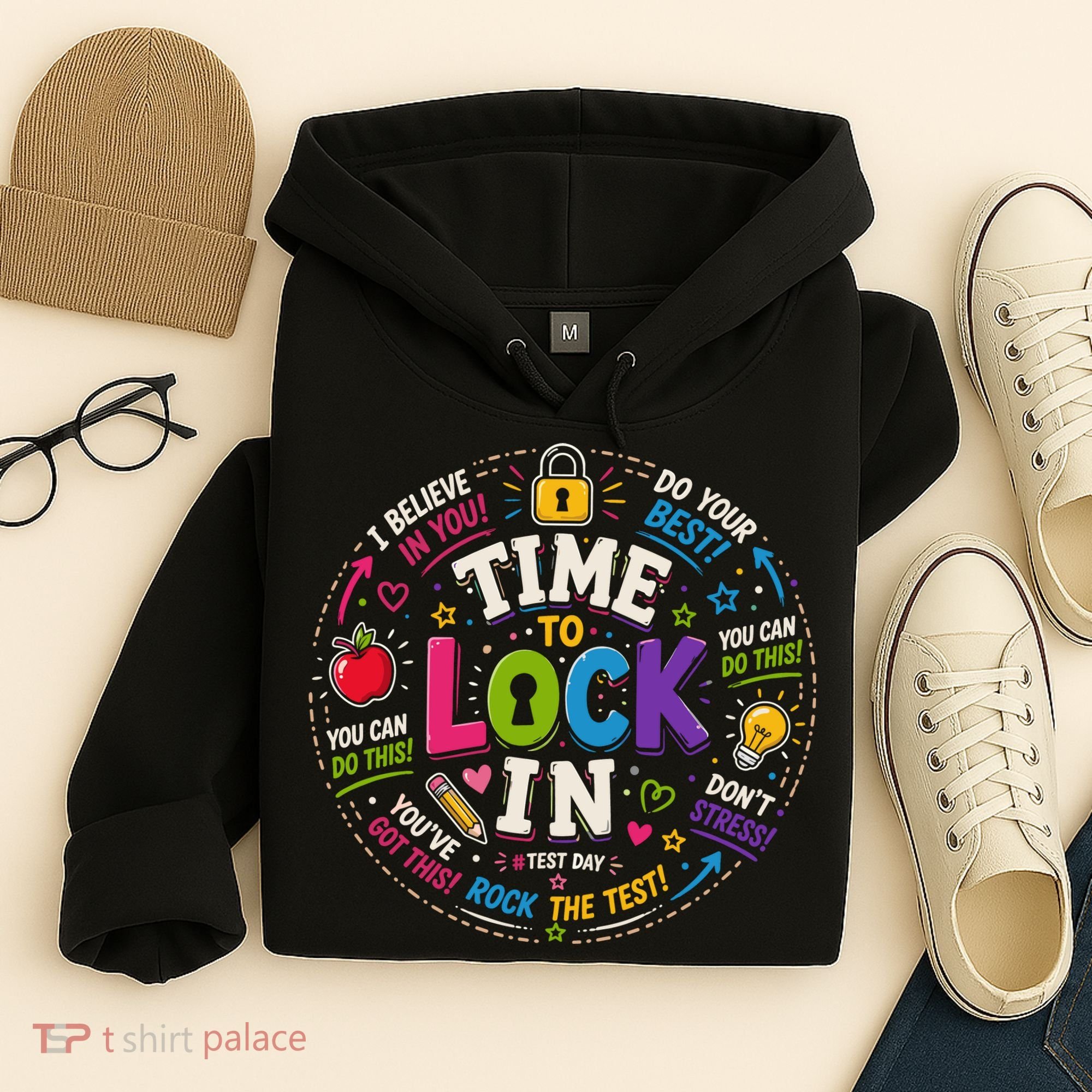 Time To Lock In Test Day Hoodie