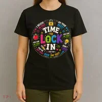 Time To Lock In Test Day T-Shirt thumb 4