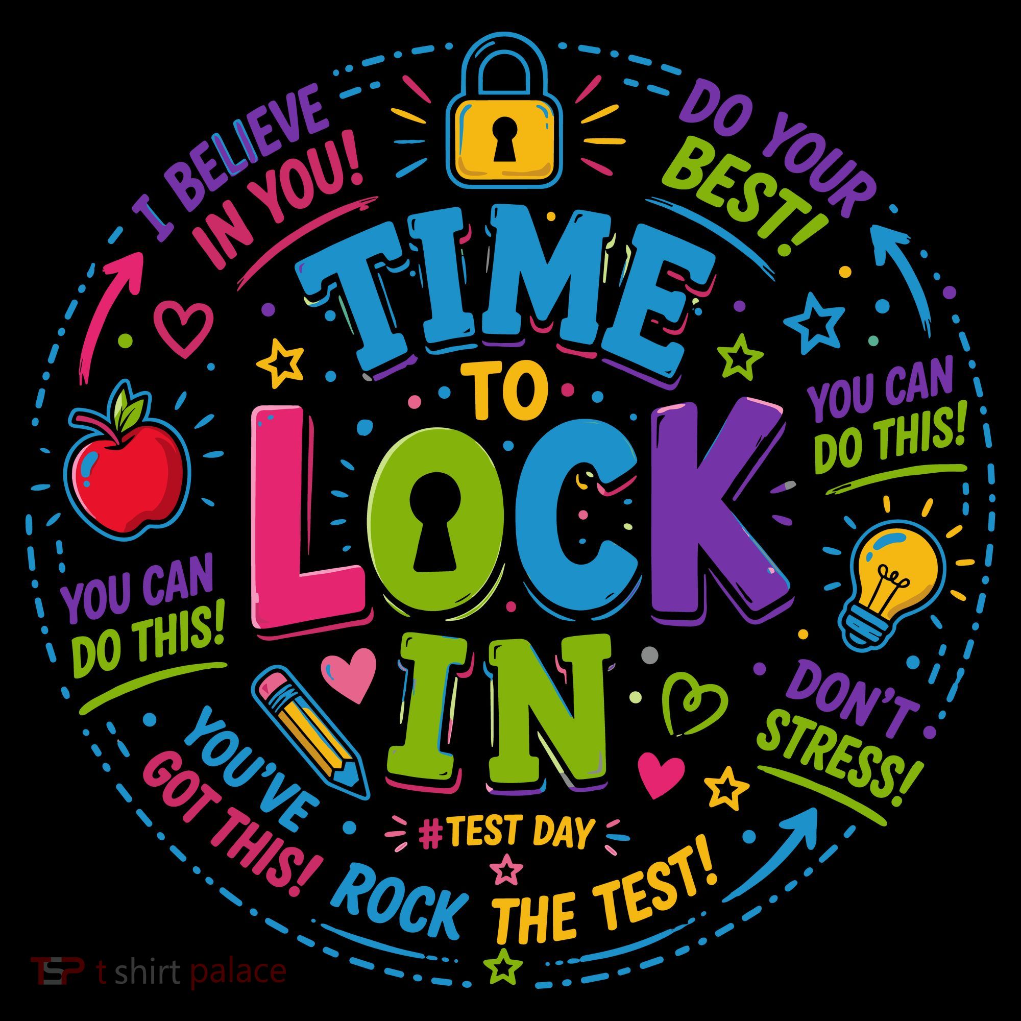 Time To Lock In Test Day Coffee Mug