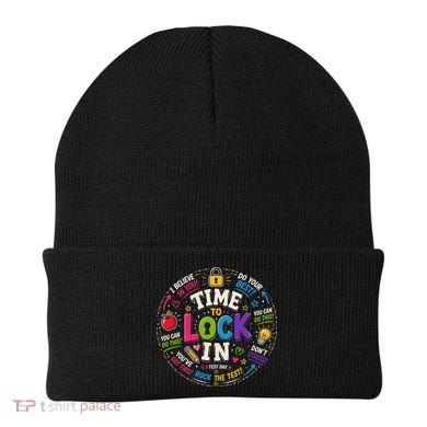 Time To Lock In Test Day Beanie