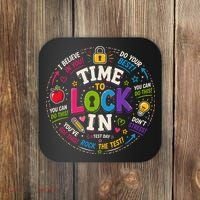 Time To Lock In Test Day Coaster thumb 0