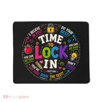 Time To Lock In Test Day Mousepad thumb 0
