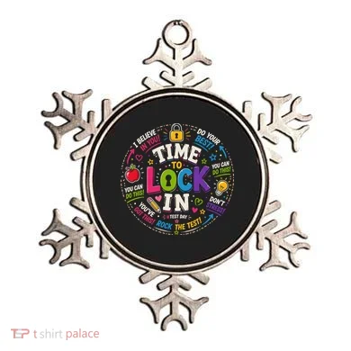 Time To Lock In Test Day Ornament