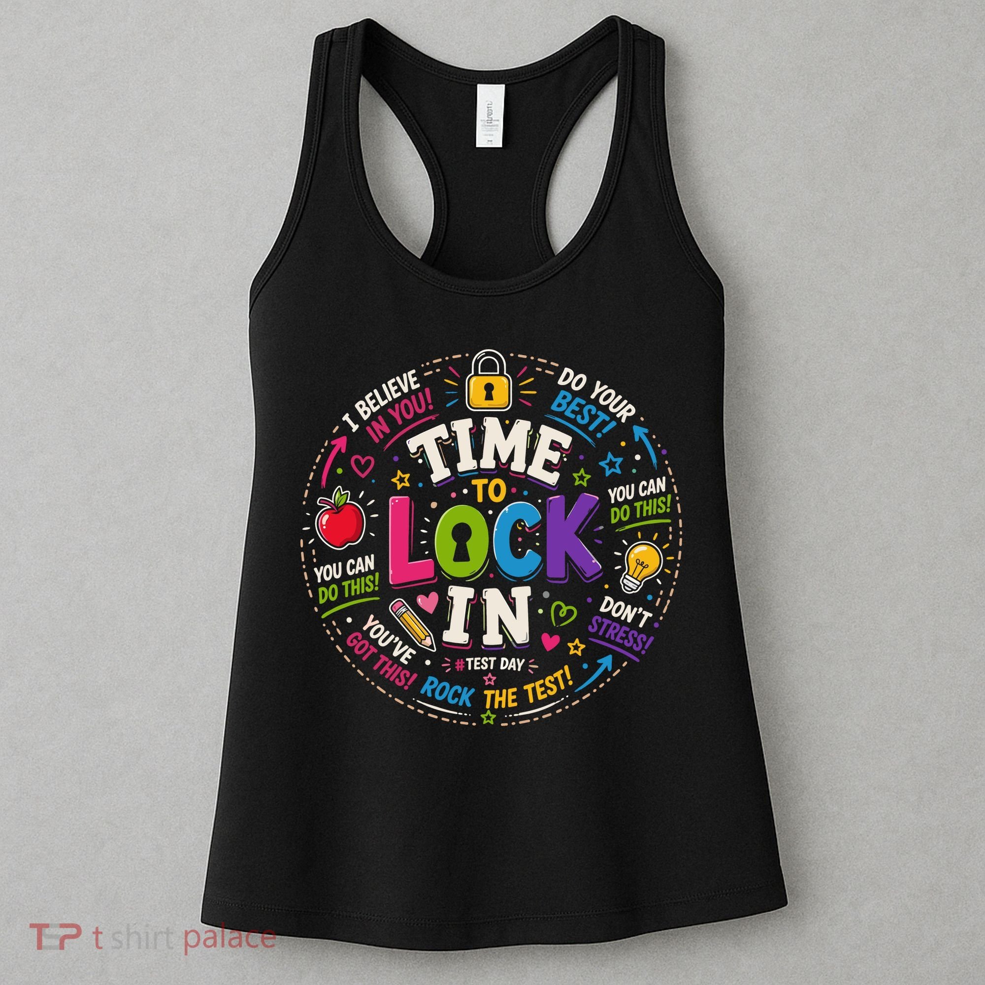 Time To Lock In Test Day Women's Tank Top